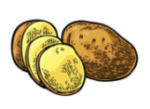 Skizze von Kartoffeln